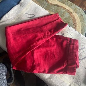Red pants 16w